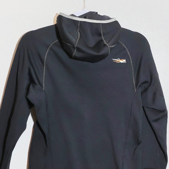 Sitka Gear Fanatic Pullover Hunting Half Zip Front Pocket Hoodie SIZE S - Picture 4 of 13